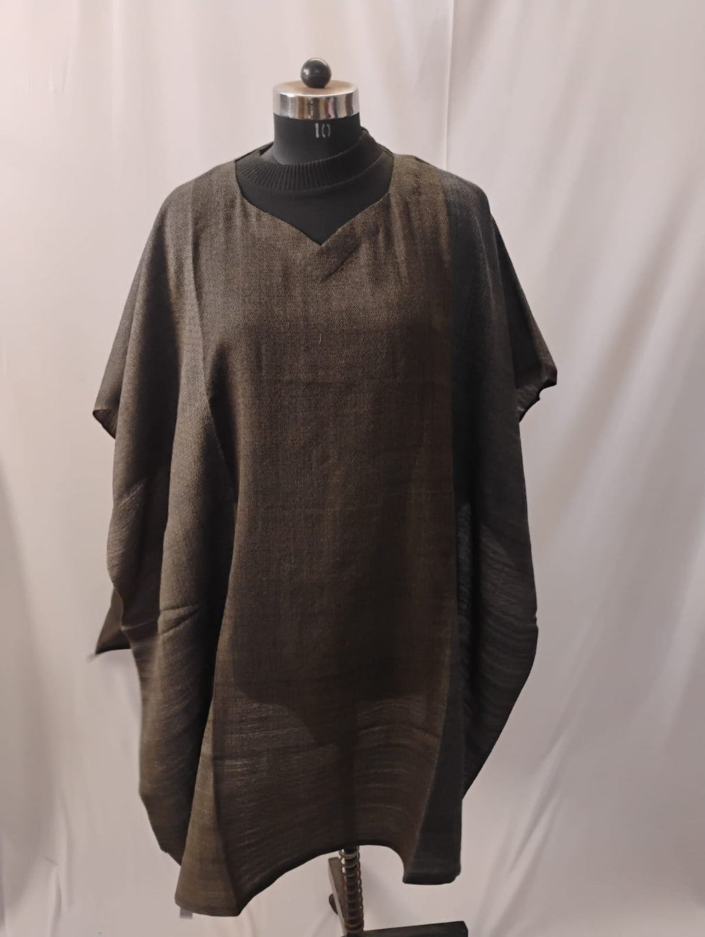 Luxury Grey and Brown Kaftan