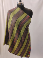 Classic Grey and Green Lines Stole