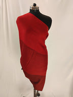 Premium Red and Black Triple Shade Shawl