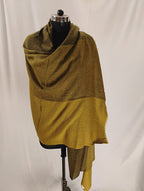 Premium Gold and Green Triple Shade Shawl