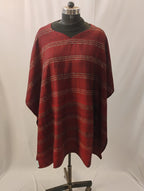 Luxury Maroon with White Line Kaftan