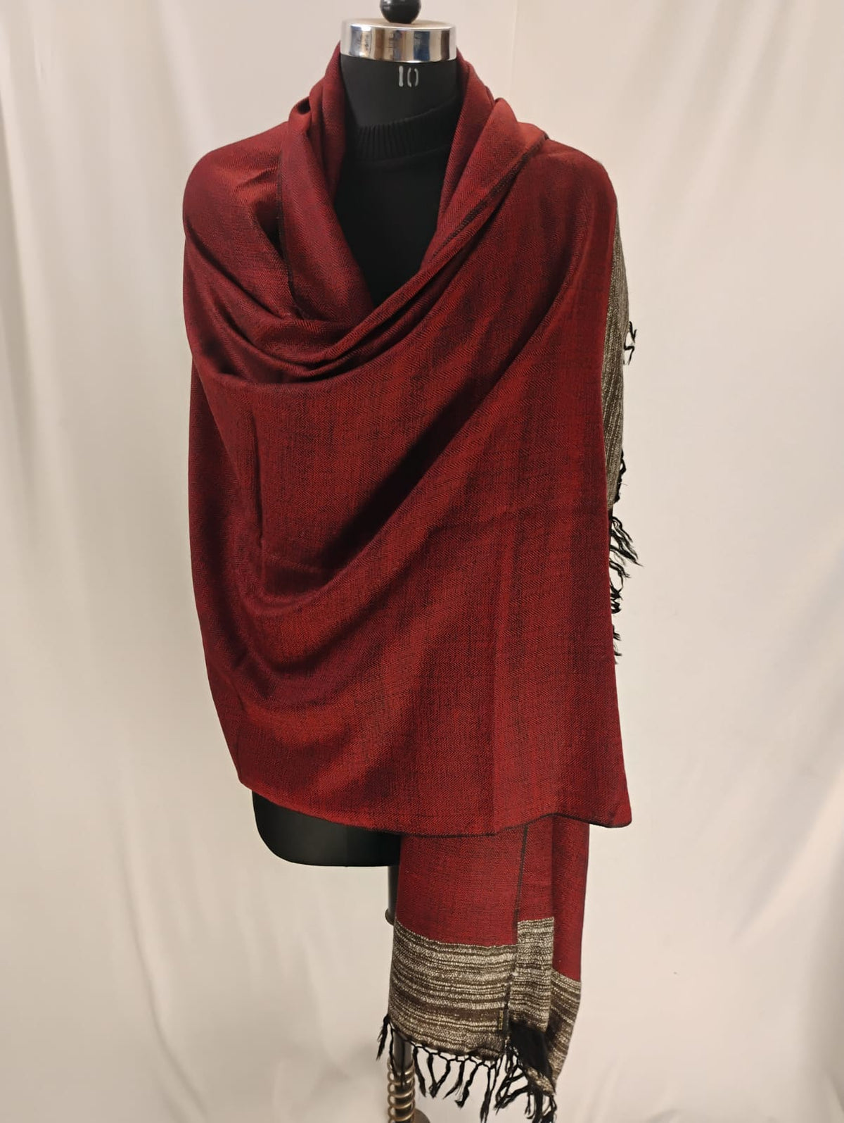 Premium Maroon and Red Shawl
