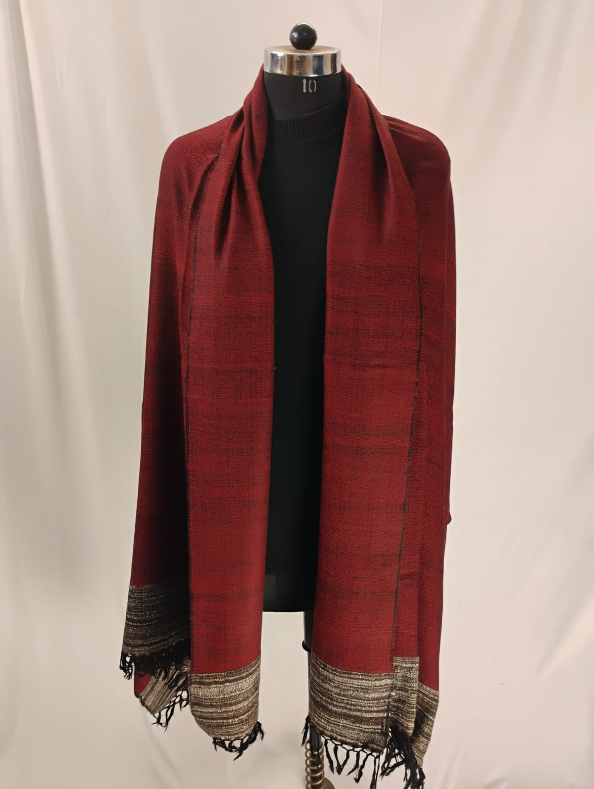Premium Maroon and Red Shawl