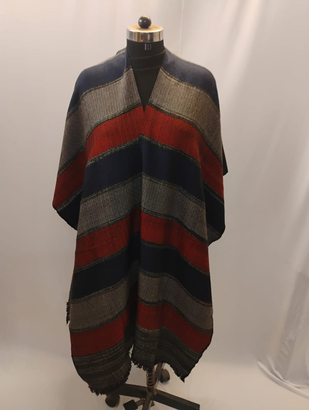 Blue, Green and Red Triple Line Cape