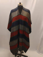 Blue, Green and Red Triple Line Cape